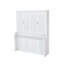 Grand lit escamotable en bois, lit escamotable mural peu encombrant, armoire murale avec vérins à gaz-451905019