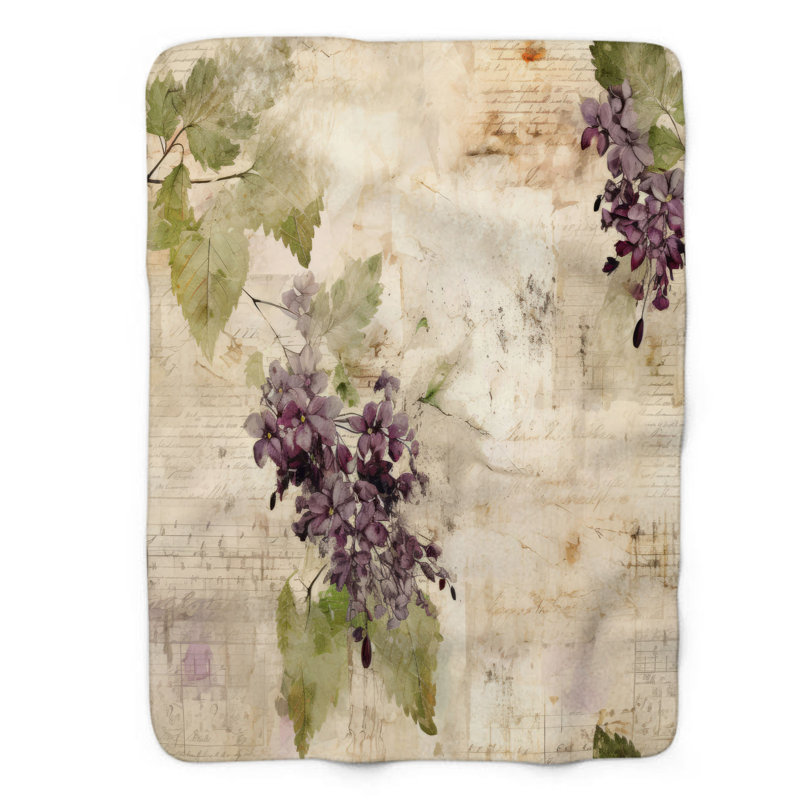 Petal Pages - 1 pièce Sherpa Premium, Grand lit