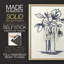 «Indigo Bud Vase II», reproduction encadrée - bois massif-1463419021-1463419025