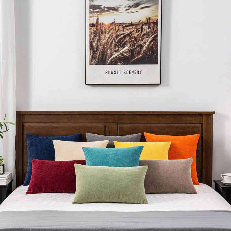 Chenille Reversible Pillow Cover