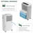Shinco Console Dehumidifier for Rooms up to 18 Cubic Feet