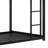 Metal Low Bunk Bed With Ladder-962980354