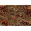 Tapis de couloir brun / ivoire / gris en laine noué à la main à motif floral 2 pi 6 po x 10 pi 4 po Roca