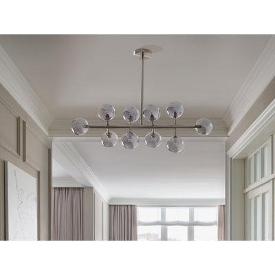 Balken-Pendelleuchte 10-flammig Bowenfels