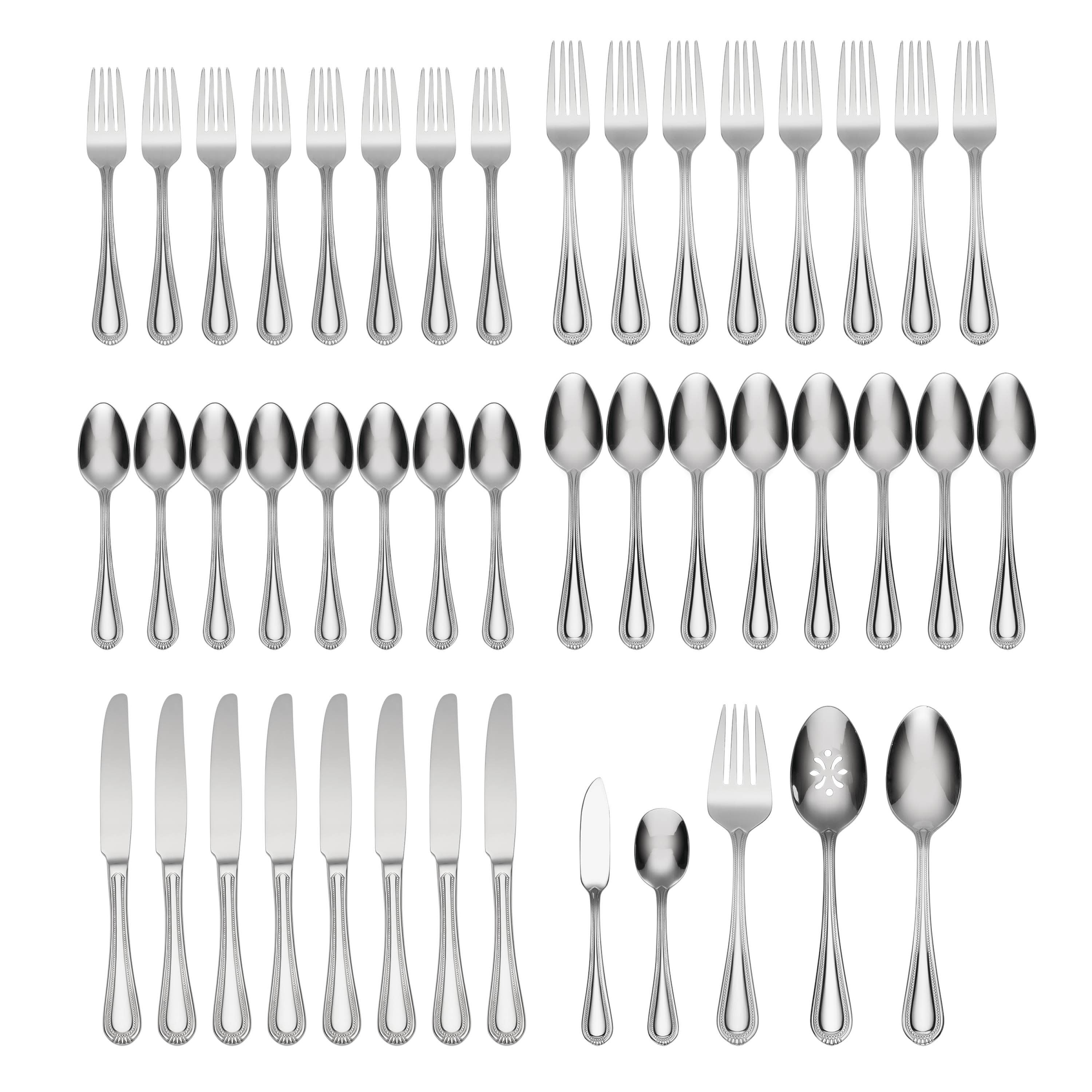 Oneida Countess 45 Piece Everyday Flatware Set, Service For 8 & Reviews
