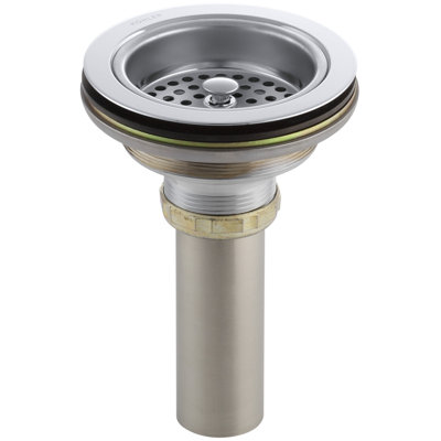 Duostrainer Sink drain and strainer with tailpiece