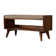 Dania Linen Upholstered Storage Bench