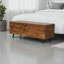Banc de rangement en bois avec couvercle rabattable Coburn-2012048845