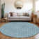 Premium Machine Washable Prisco Teal Rug