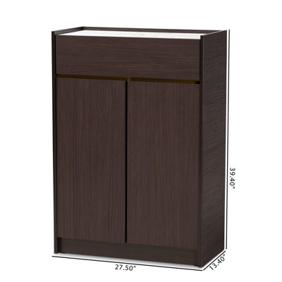 8 Pair Shoe Storage Cabinet