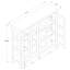 Armoire d'appoint 4 portes