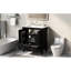 Meuble-lavabo de 30 po avec lavabo en céramique - bois massif noir, armoire, évier moderne, portes fonctionnelles, tiroir et tablettes réglables pour