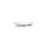 Front Of The House Ellipse Porcelain Divided Serving Dish