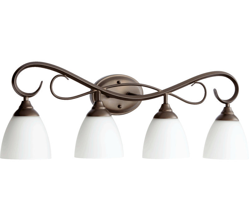 Camas 4 - Light Dimmable Vanity Light, Oiled Bronze