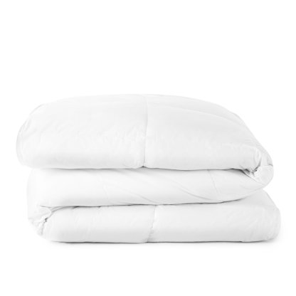 DOWNLITE White Duck Down Insert Hypoallergenic Comforter