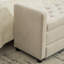 Banc rembourré avec tiroir de rangement de 58,3 po de largeur-1222912374