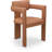 Exilda Vegan Leather Dining Chair-2008449159