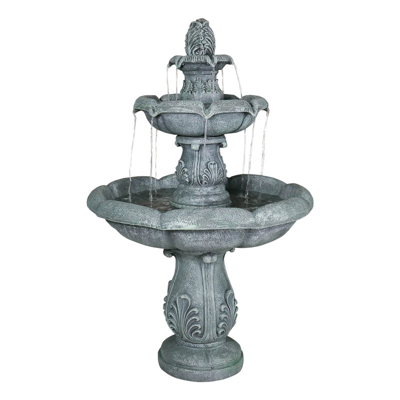 SunJet 48 " H Elegant Outdoor Garden Fountain
