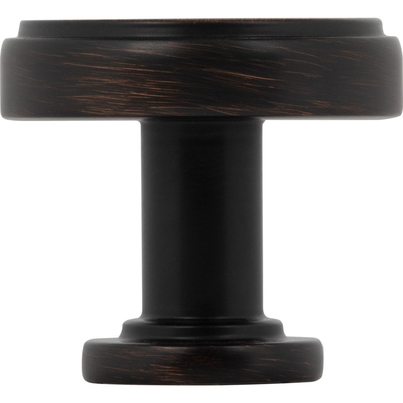 Richard Round Knob, Brushed Oil Rubbed Bronze, 1 1/4"