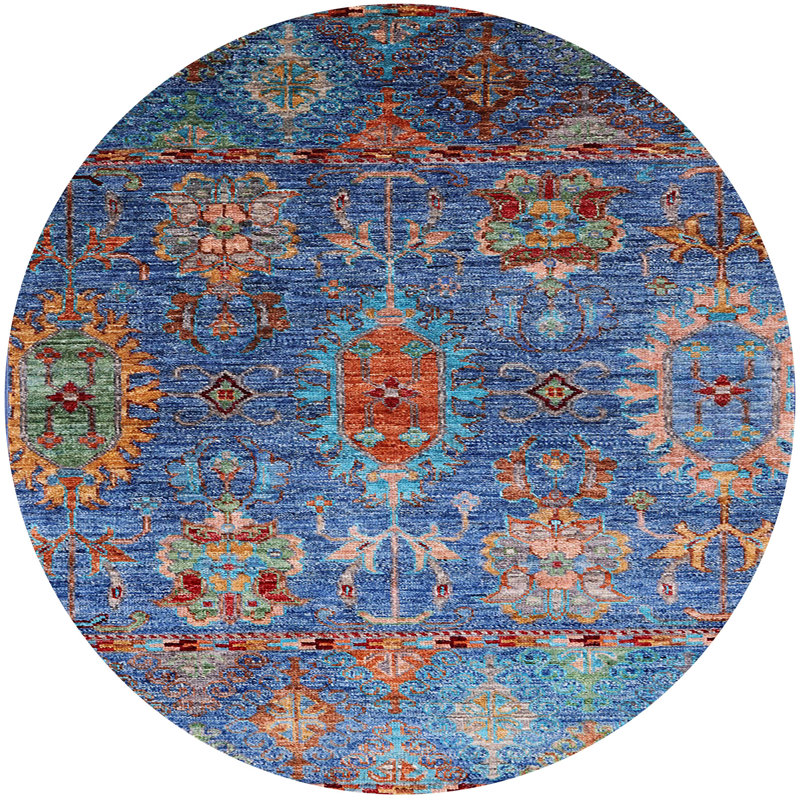 Oriental Indoor Rug, Round 7'