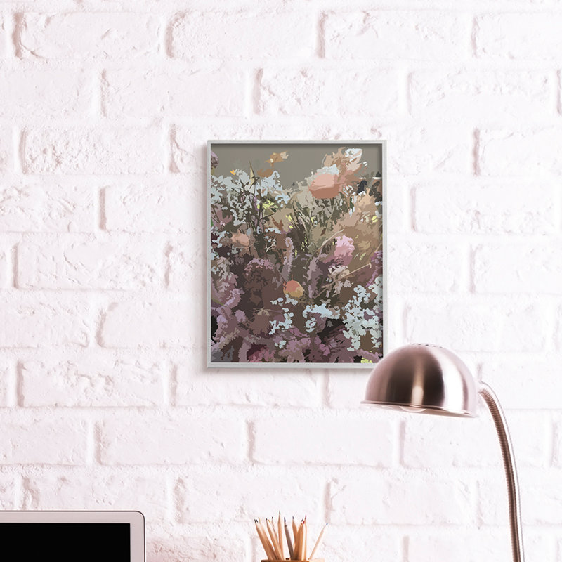 Doux fleurs séchées d'inspiration toscane par Hannah Heemsbergen - impression, H 20 po x l 16 po, Estampe numérique Farmhouse