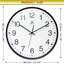 Horloge murale Apollo, noire, 15 po