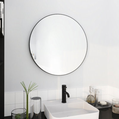 Grand miroir rond 24 po