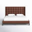 Newhall Upholstered Wingback Bed-217031293