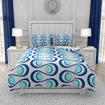 Ensemble de housse de couette et insert 5 pièces en microfibre multicolore