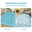 9*12ft Outdoor Rug for Patios Waterproof Reversible Rug Geometric Rug Lightweight Rug Plastic Straw Outdoor Rug for Outside, RV, Deck, Picnic, Beach, Trailer, Camping
