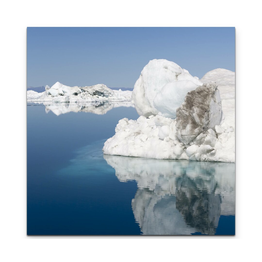 Leinwandbild Fantastische Eisbergformationen in Grönland