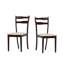 Chaises de salle à manger rembourrées en cappuccino Tiffany Callan-12809332-123187555
