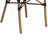 Damore All-Weather Commercial Paris Chairs with Arms and Metal Frame-682086256