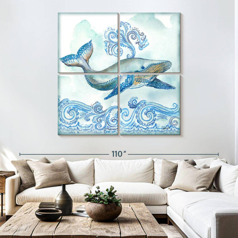Brampt Boho Shells - Whale, 74'' H x 74'' W