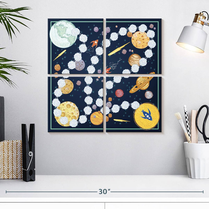 Senne Outer Space Game Board, 18" H x 18" W