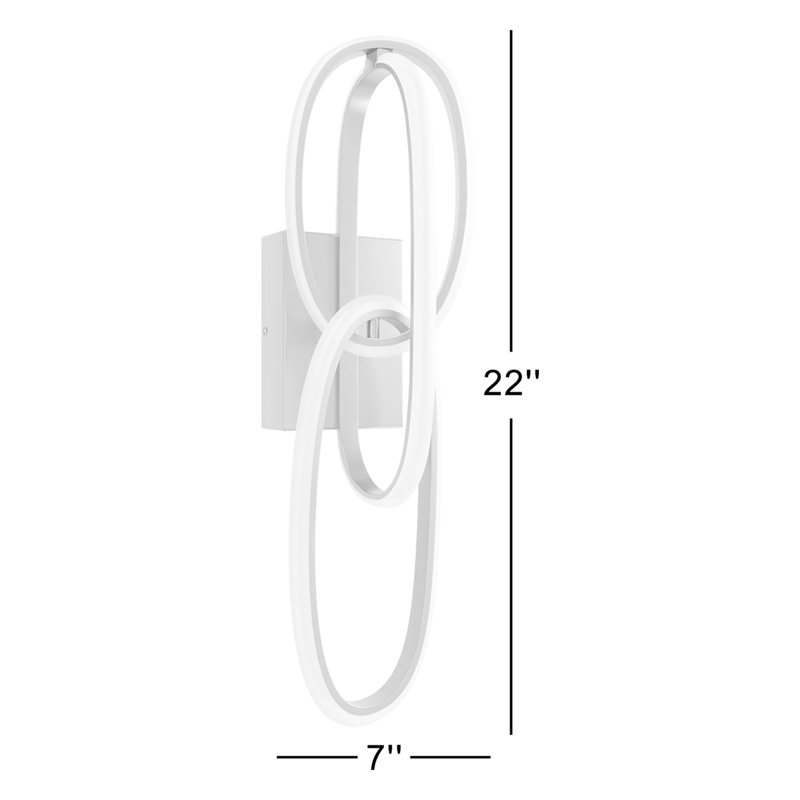 Circa 1 - Light LED Armed Sconce, Gold