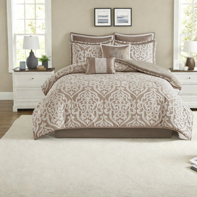 Ensembles de literie de très grande qualité, damas en jacquard de polyester pour maison moderne