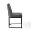 Chaise d'appoint de salle à manger en velours Amplifier Base Performance-1253134530-1253133071