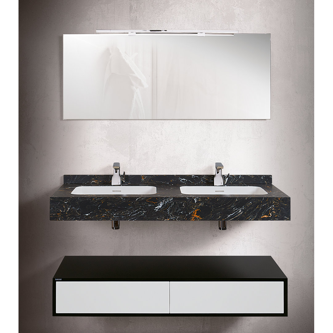 Caiden 100cm Wall-Mounted Under Sink Storage Unit