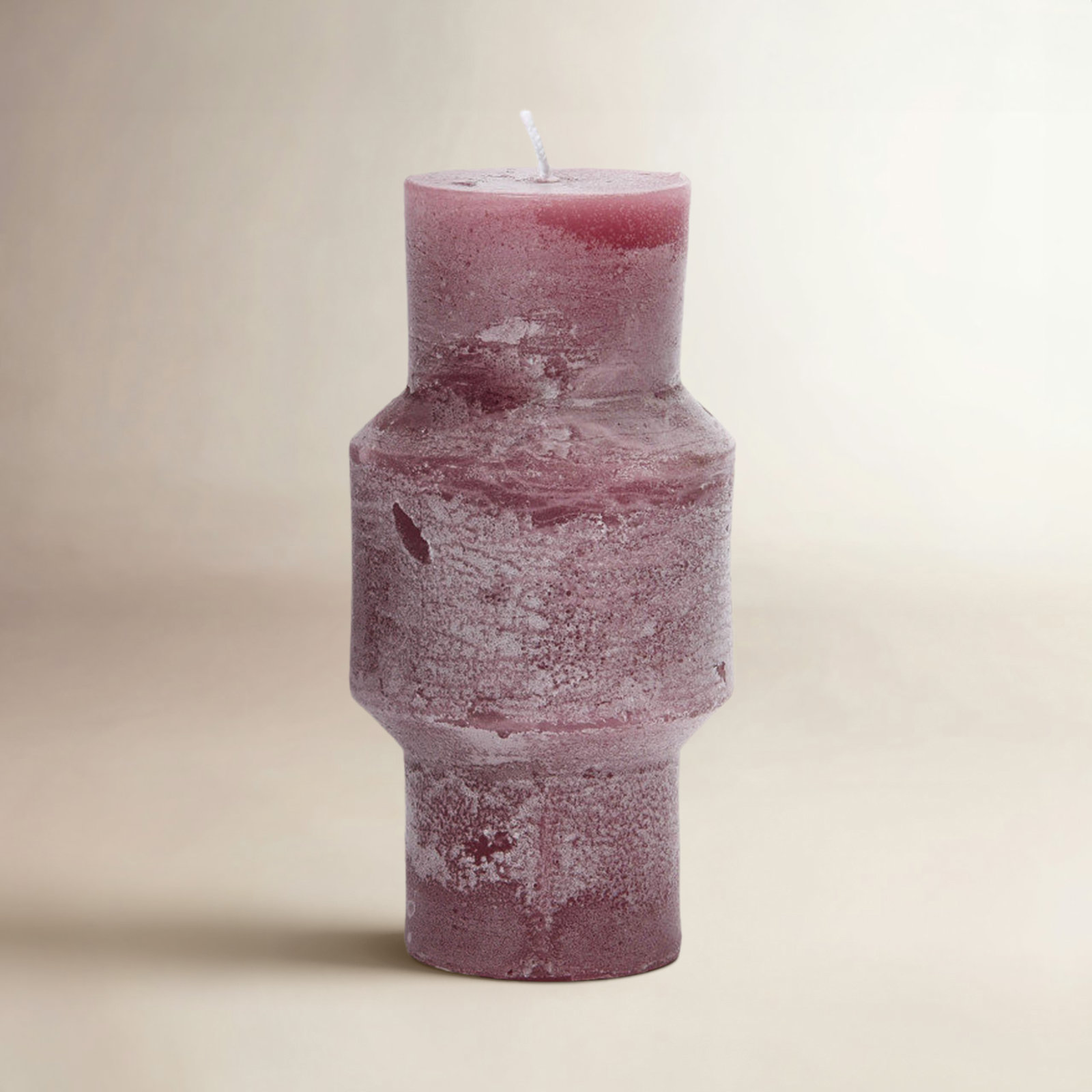 Unscented Totem Pillar Candle, Purple