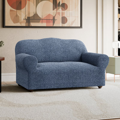 Stretchy Slipcover for Loveseat Sofa - Italian Style & Premium Quality - CottonRich Collection