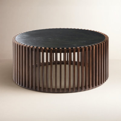 Bernard 40" Stone Coffee Table