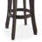 Stylish And Comfortable Acacia Wood Barstool With Rustic Design And Foot Rest