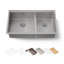 Strive® 32 In. Undermount Double-Bowl Workstation Kitchen Sink