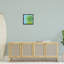 Ananas tropical sur fond bleu-844932247-844932240