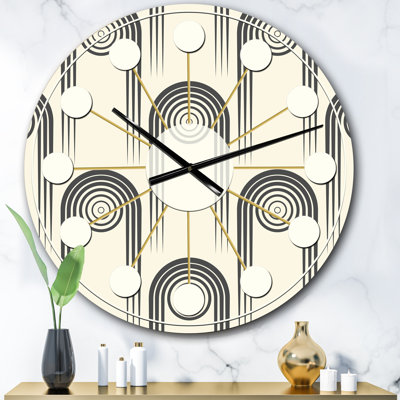 Horloge murale rétro Mid-Century