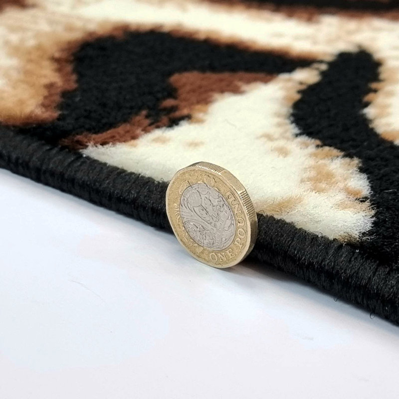 Alizey Animal Print Area Rug, Rectangle 160 x 225cm