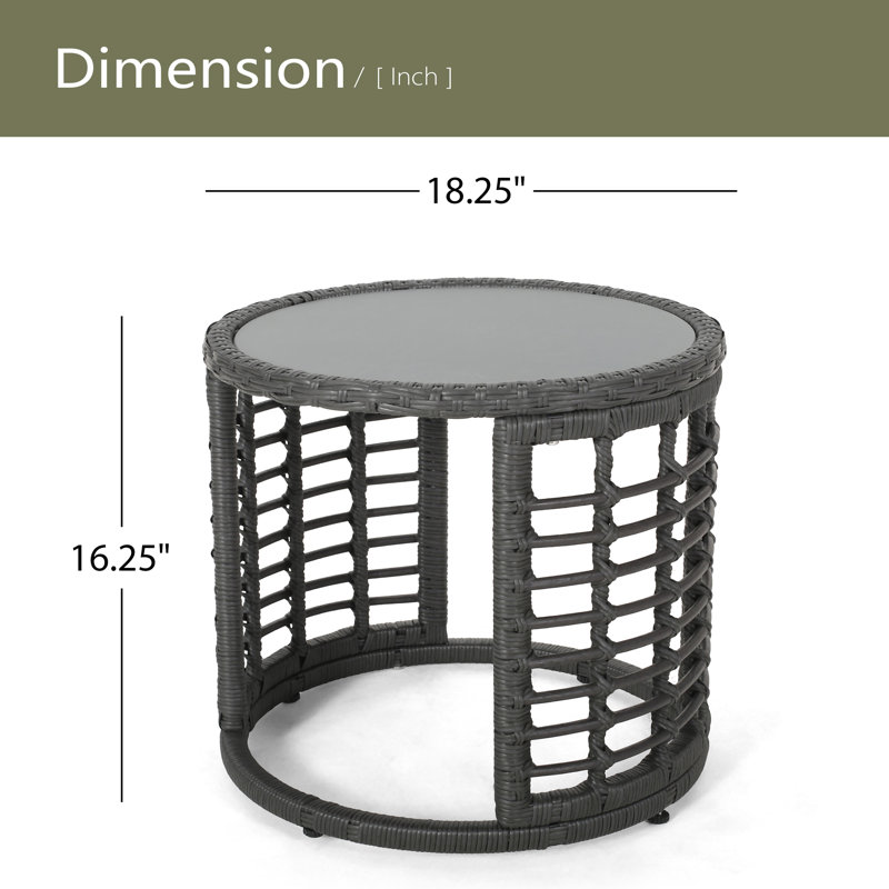Table d'appoint, Gris