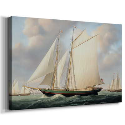 Nautical Series-XCVI -Galerie enveloppée Cavas
