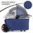 3-In-1 Pet Stroller, Foldable Dog Cat Jogger Stroller With Detachable Carrier, Multi-Angle Handle-106571614
